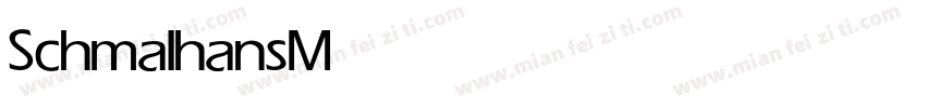 Schmalhans Medium字体转换